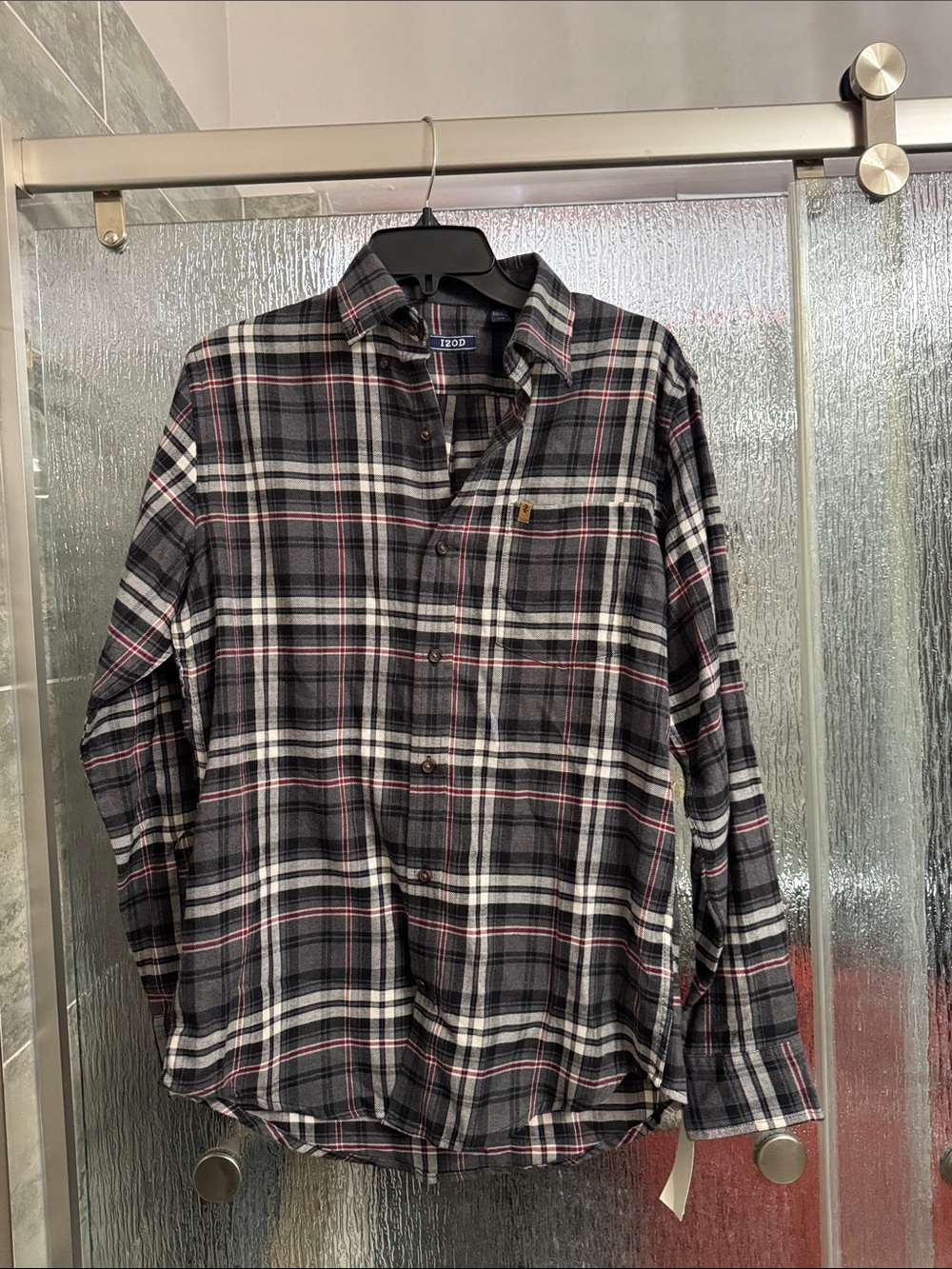 Izod plaid flannel shirt